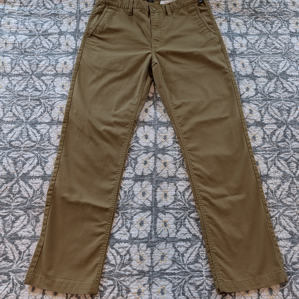 Vans Men's Olive Green Chinos